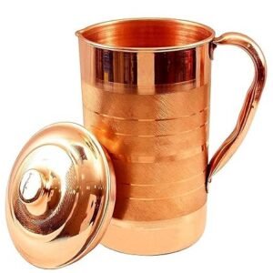 Pure Copper Water Jug Pitcher for Drinking (2L)