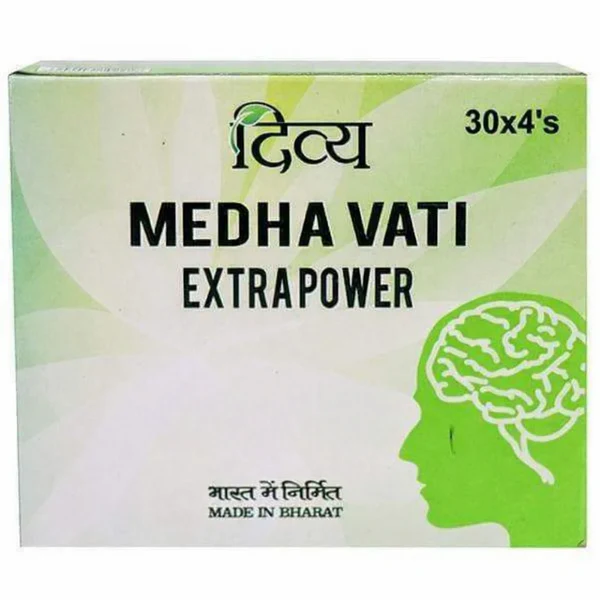 Patanjali Divya Medha Vati Extra Power - 120 tabs - Pack of 1